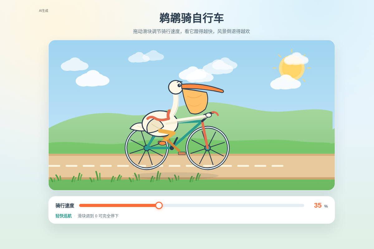 MiMo v2.6 Pro — Animated HTML pelican on a bicycle