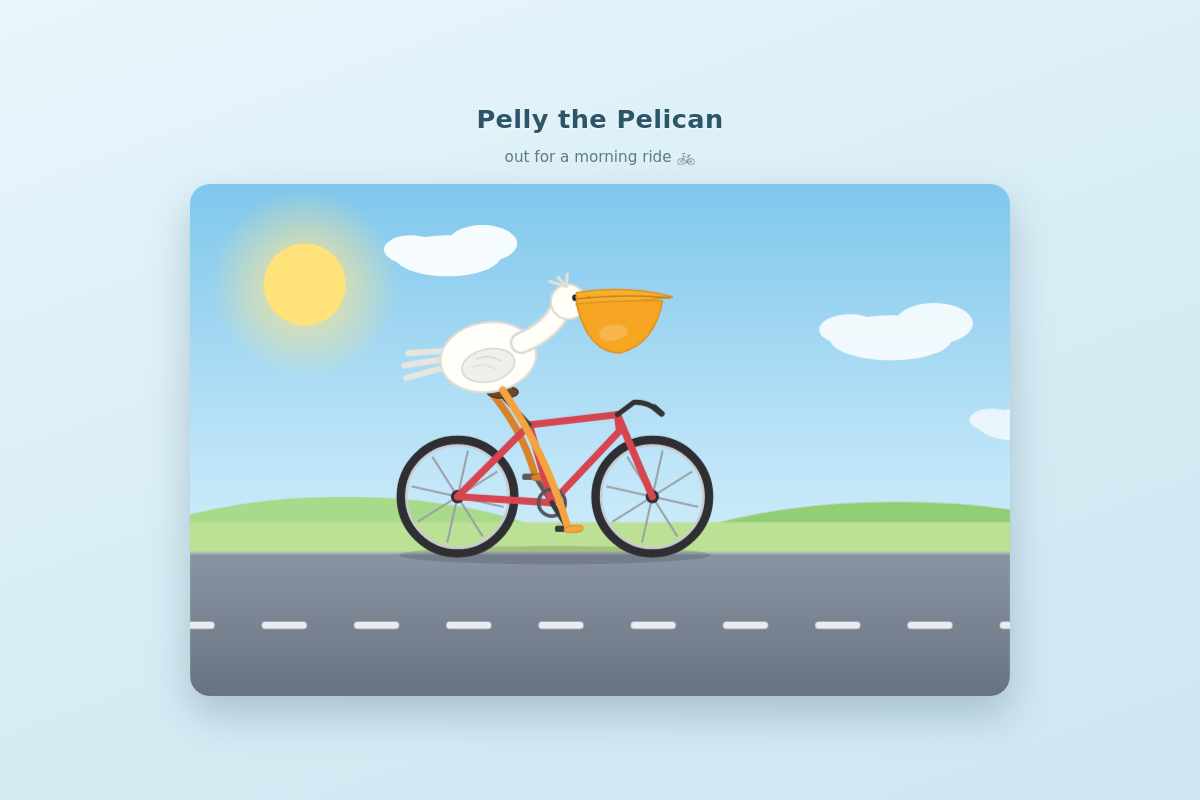 DeepSeek V4 Pro (High) — Animated HTML pelican on a bicycle