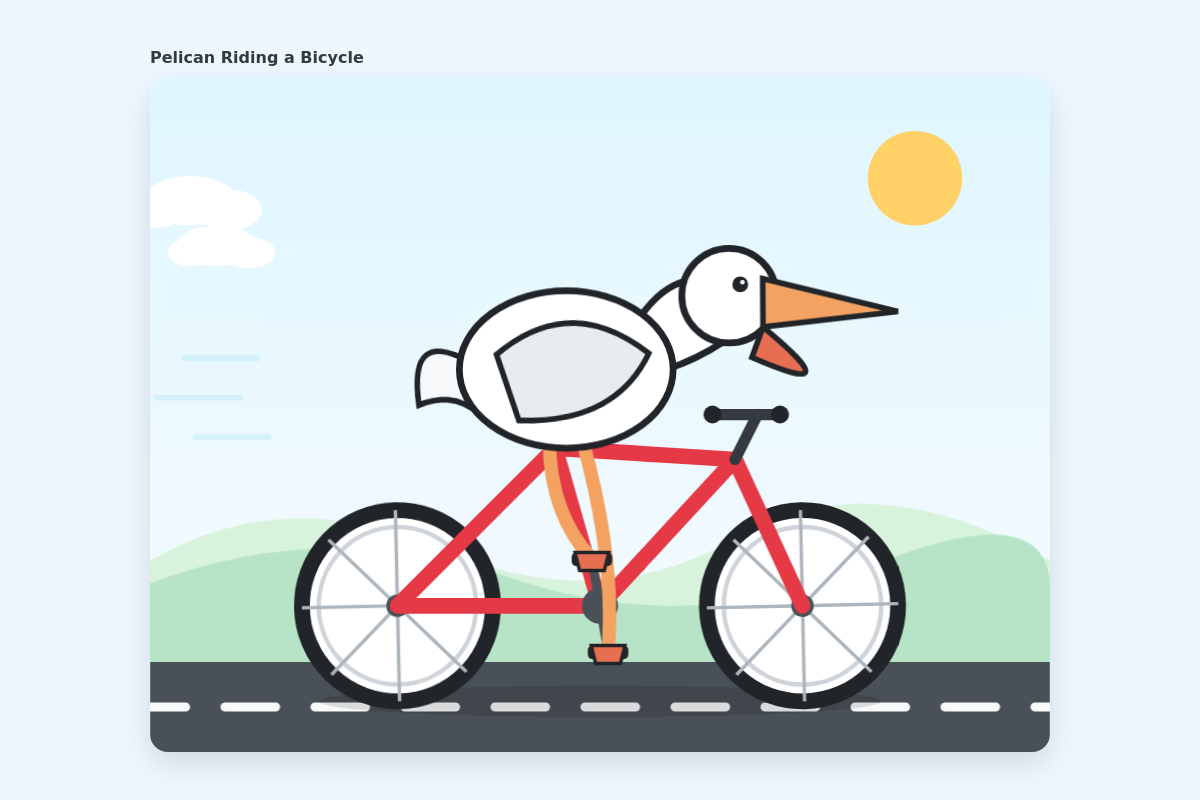 qwen3.8-flash-next-iq3_xxs — Animated HTML pelican on a bicycle